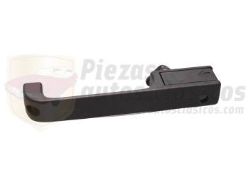 Maneta interior puerta delantera izquierda negra Seat Panda / Marbella, recambio calidad equivalente