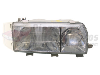 Óptica de faro delantero derecho H4+H1 hidráulico Renault 9 y 11 (del 81 al 97) recambio calidad original 061214 / 7701032940