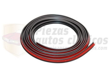 Junta base inferior de carroceria (negra) Renault Super 5 GT, recambio calidad equivalente 7700779923