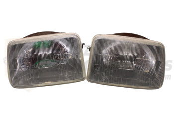 Pareja de ópticas H4 Renault 5 y 7 recambio calidad original Kinby YFE1834/YFE1835