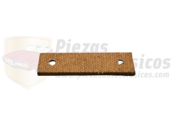 Tirante soporte de escape universal longitud entre agujeros 6,7cm recambio calidad equivalente