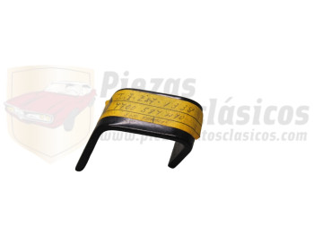 Soporte parachoques Trasero izquierdo exterior Renault 12 R-1338 recambio calidad original 7700587470