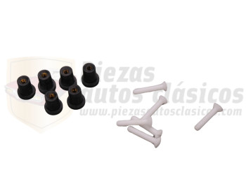Kit 6 tornillos para metacrilato de faro Alpine recambio calidad equivalente