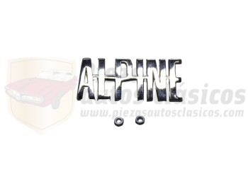 Anagrama Renault Alpine recambio calidad equivalente