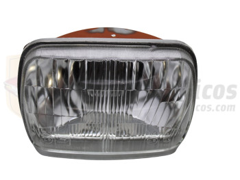 Óptica de faro delantero H4 Seat 127 y 133 y Land Rover Ligero original Fifft 29442