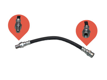Latiguillo de frenos trasero Renault 8 / 10 / 4 / 6 / 5 / Alpine / ondine equivalente