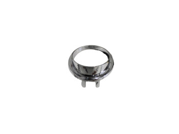 Bisel reloj cuadro luces cromado inclinado 52 mm universal