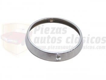 Cerquillo cromado para óptica 180mm diámetro Pegaso, DKW, Audi, Mercedes