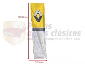 Bandera rombo Renault modelo 2 (6000x1500mm) Ref: 7701356090