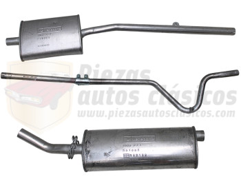 Linea de escape adaptable Renault 12 (todos los modelos, puede necesitar alguna modificación)