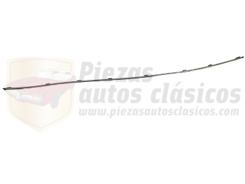 Moldura cromada paragolpes delantera derecha Renault 21 (940mm) OEN: 7700772180