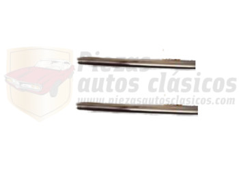 Pareja de vierteaguas cromo Seat 127 recambio calidad original