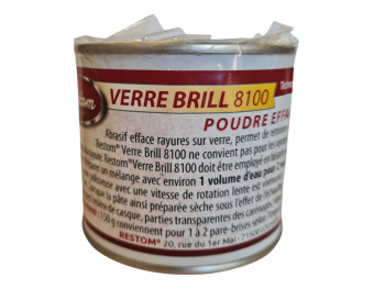 Polvo borrador de arañazos para vidrio RestomVerrebrill8100 150g
