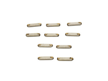 Kit 10 fusibles cerámicos 6x25 - 40 Amperios universal equivalente
