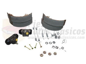 Kit frenos tambor traseros Renault Súper 5, 9 y 11 y Peugeot 309 (180x40) recambio calidad equivalente