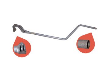 Tubo escape colector Fiat Panda Supernova 750-1000 de 1986 equivalente 7587594