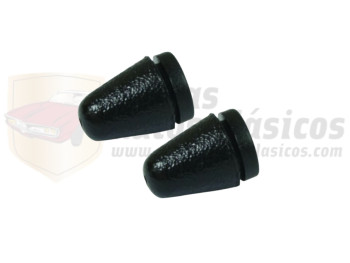Par topes de goma para depósito de combustible y guantera, Volkswagen, Escarabajo, Transporte T1 yT2, Karmann 98-0120-0 equivalente