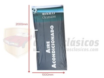 Bandera Renault ocasión aire acondicionado (2000x1000mm) Ref: RE0A190B