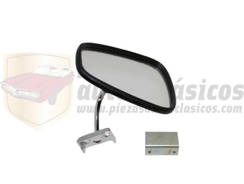 Espejo para Marco de puerta negro Morris, Mini, Victoria,Seat 850 coupe y 124 sport