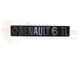 Anagrama Rombo Renault 6 TL plástico OEN 7700652978