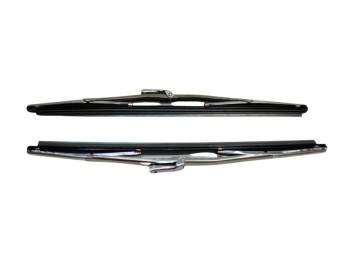 Pareja escobillas cromadas 28cm Seat 600 / Renault 4 equivalente