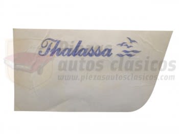 Pegatina adhesiva trasera Citroën AX Thalassa OEN 866375