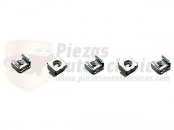 Kit de 5 tuercas enjauladas M6 (13x13x10) OEM 7703044044-1