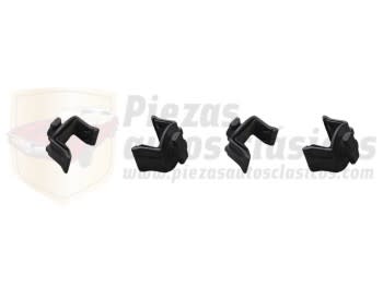 Kit 4 grapas retención guía de cristal Seat OEM: JA52239000