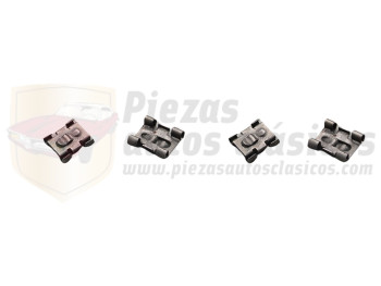 Kit 4 grapas moldura talonera Seat 600