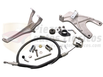 Kit sustitución de embrague hidráulico por mecánico Simca 1200