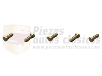 Kit 5 tornillos sujeción aleta Renault 6,3x15 OEM: 0607273300