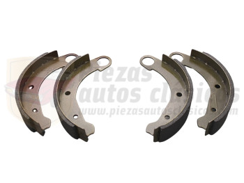 Juego Zapatas De Freno Traseras Citroën 2CV y Dyane 6 (180x34mm)