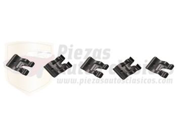 Kit 5 grapas moldura puerta Renault 9, 11 y Super 5 OEN: 7703080026