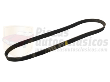 Correa trapecial poli V 6K1165 Renault, Fiat, Citroën, BMW, Volkswagen, Peugeot OEM: 7700857065/ 7700732862