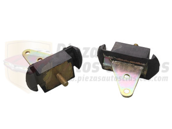 Par de silemblocks soporte motor Renault Dauphine, ondine, gordini