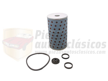 Filtro aceite Barreiros Super Saeta, Saeta 55, 65, 70, 75, 42/35, 42/70, Autobuses SXA90, F70, CLA265 Chrysler Faessa AA17257000