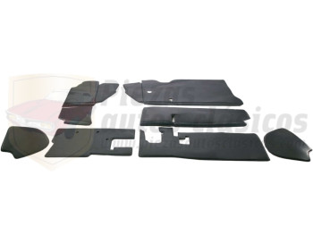 Juego Tapizados Insonorizantes Interiores Citroën 2CV ( Negro )