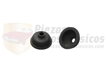Pareja de guardapolvos pedal de embrague y freno, Seat 600, recambio calidad equivalente