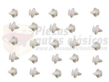 Kit 25 Grapas Fijación Panel Puerta Seat recambio calidad equivalente NR14187980