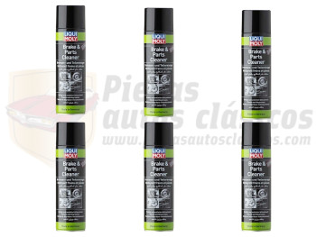 Pack 6 botes limpia frenos y embragues 3318-Liqui Moly
