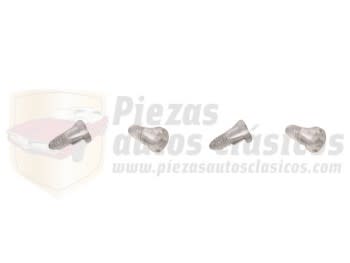 Kit 4 tornillos M6 Piloto Seat con Cabeza de Plástico (corto)