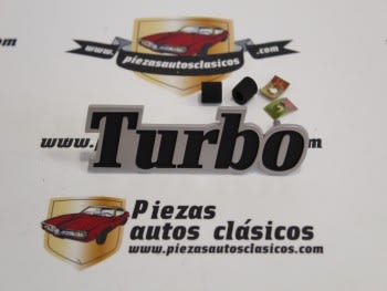 Anagrama Turbo Rejilla Delantera Renault 5 Alpine Turbo y Copa Turbo