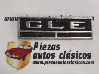 Anagrama GLE Simca 1200 Metálico (109x30mm) Antiguo Stock