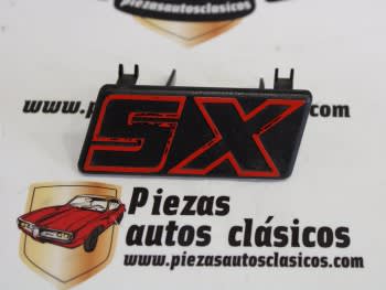 Anagrama Seat Ibiza SX rejilla parrilla delantera (leve desperfecto en pintura, ver fotos)