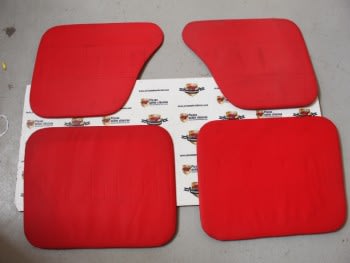 Juego paneles tapizados rojo Simca 1000 antiguo stock