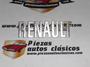 Anagrama Renault para Alpine y otros 87 x 28 mm (en aluminio,antiguo stock)