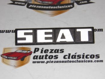 Anagrama Trasero SEAT , Seat 124 D