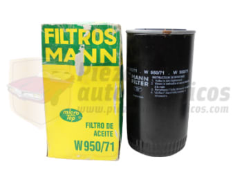 Filtro de aceite Mann W 950/71 rosca 3/4 tractor Ebro