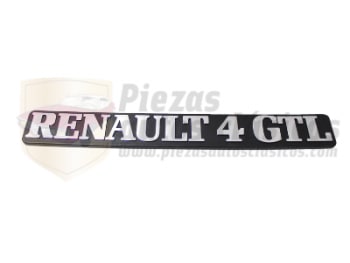 Anagrama Renault 4 GTL adhesivo