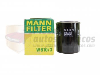 Filtro aceite Nissan Patrol, Opel Combo, Corsa, Astra, Vectra, Ford Ka Ref: W610/3